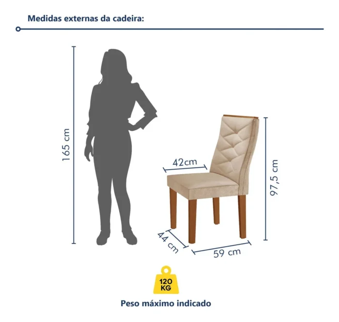 Conjunto de Mesa de Jantar com Tampo de Vidro e 4 Cadeiras - Imagem 8