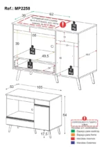 Balcão Para Cooktop E Forno 105cm - Imagem 5