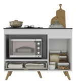 Balcão Para Cooktop E Forno 105cm