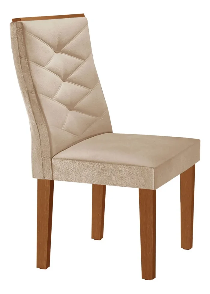 Conjunto de Mesa de Jantar com Tampo de Vidro e 4 Cadeiras - Imagem 6