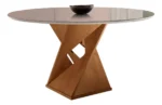 Conjunto de Mesa de Jantar com Tampo de Vidro e 4 Cadeiras - Imagem 3
