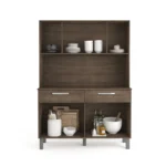 Cozinha Compacta 8 Portas 2 Gavetas Lisboa Dakar e Branco - Imagem 4