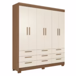 Guarda-Roupa Casal Colombo com 6 Portas