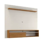 Painel para TV até 60 Polegadas NT 1100 Off White/Freijó Trend - Imagem 2