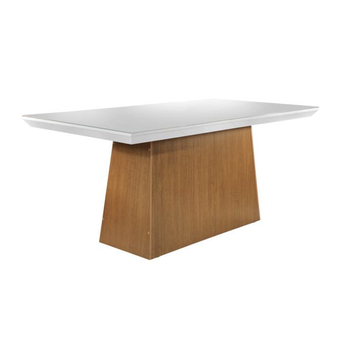 Mesa de Jantar Retangular Com Tampo de Vidro Luna - Imagem 5