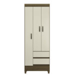 Guarda roupa Fit 3 portas 2 gavetas JEQUITIBA