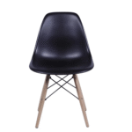Cadeira Eames Colmeia com Pés Palito Preta