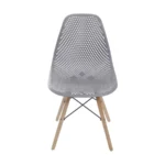Cadeira Eames Colmeia com Pés Palito Cinza - Imagem 2