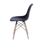 Cadeira Eames Colmeia com Pés Palito Preta - Imagem 3