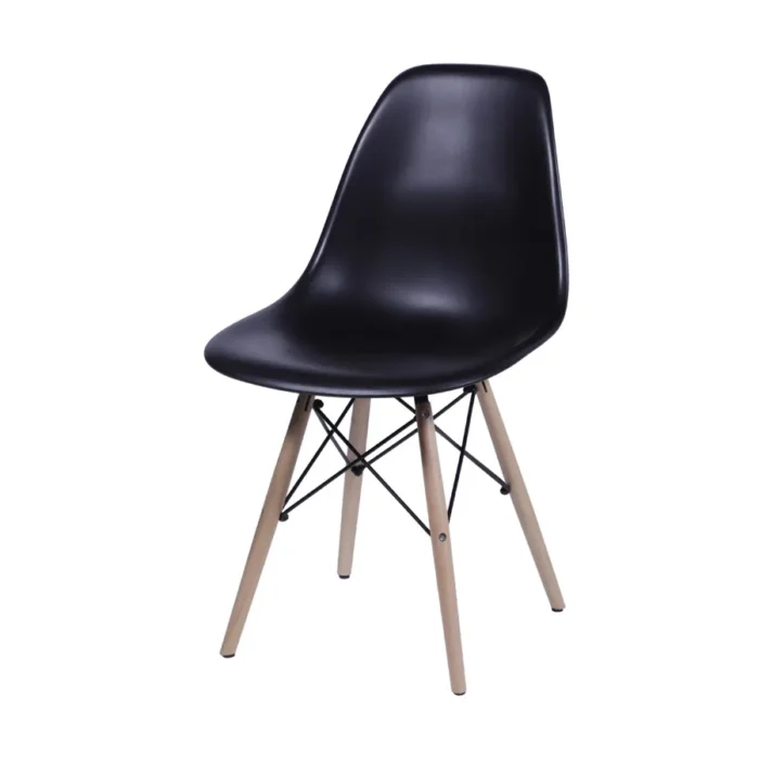 Cadeira Eames Colmeia com Pés Palito Preta - Imagem 4