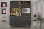 Cozinha Compacta 7 Portas 2 Gavetas Monte Rey - Imagem 2