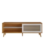 Rack para TV até 60 Polegadas 1 Porta Rattan Palhinha NT 1175 - Imagem 4
