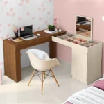 Escrivaninha penteadeira de canto star Mobler - Imagem 7