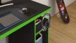Mesa Gamer London Preto - Imagem 3