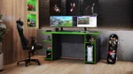 Mesa Gamer London Preto - Imagem 4