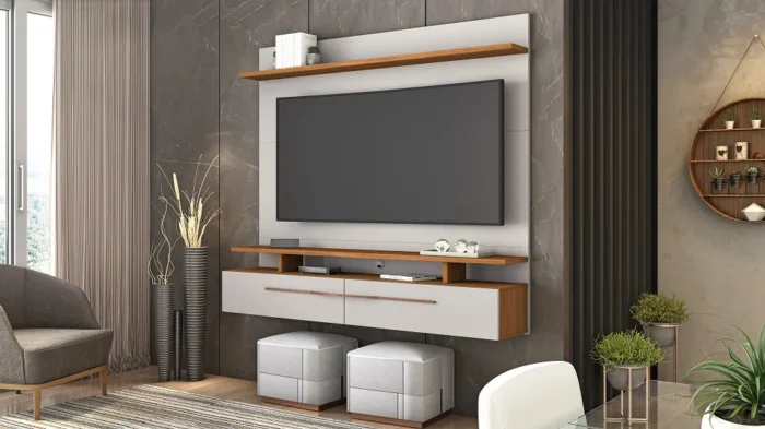 Painel Home para Tv até 65 Polegadas 2 Portas NT 1110 - Imagem 2