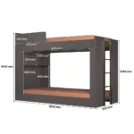 Beliche Montessoriana New Conect GRAFITE - Imagem 2