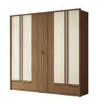 Guarda Roupa democrata 6 portas Jatoba areia