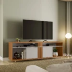 Rack para Tv até 70 Polegadas 2 Portas NT 1290 Freijó - Imagem 2