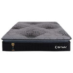 Colchão Queen High Comfort Pillow Preto Malha